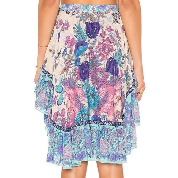 Spell and the Gypsy Collective Siren Song Hi-Low Skirt in Mermaid XS b72 - Picture 4 of 13